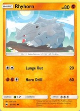 Rhyhorn 65/147 SM Burning Shadows Pokemon 005307