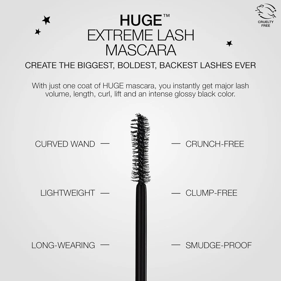 Nuevo en caja $26 STILA enorme máscara de pestañas extremas .44 oz tamaño completo FRESCO Foto 4 de 4