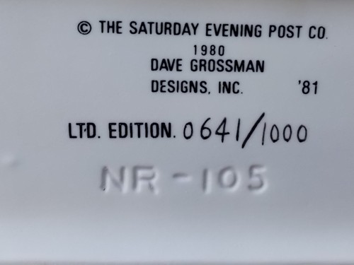 Norman Rockwell David Grossman Dreams of Long Ago 0641 Lot Of 2 Limited Edition  - Bild 20 von 24