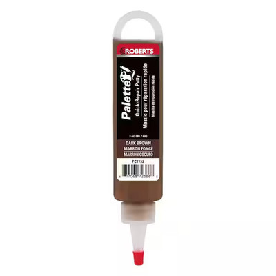 Palette Quick-Repair Putty 3 Oz. Dark Brown for Wood, Laminate, and Vinyl Floori