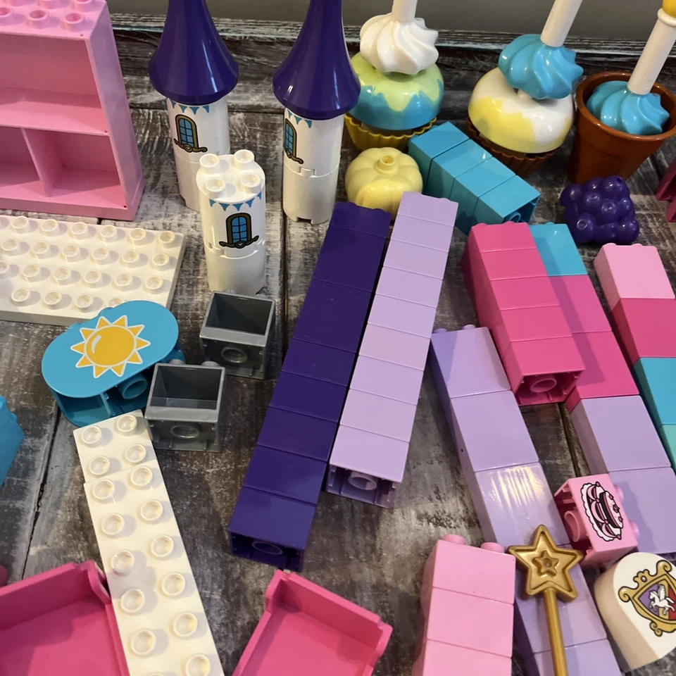 Lego Duplo Disney Castillo Lote Figuras Piezas Minnie Mickey Girl Castle Foto 4 de 4