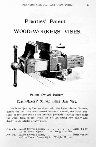 Prentiss Swivel Jaw Coach-maker’s Vise No.26 - Imagen 3 de 22