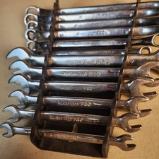 Master Craft PRO Metric Combination Wrench Set 6-22mm Chrome Vanadium Tools Kit