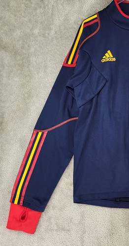 Adidas Sweatshirt Mens Multicolor Long Sleeve 2010 Spain World Cup Training - Picture 9 of 11