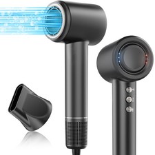 High-Speed Hair Dryer W/ Diffuser Negative Ions Magnetic Nozzle 1400W Brushless