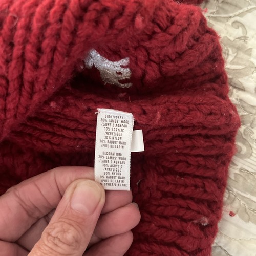 Vintage Abercrombie Kids Size Med Chunky Knot Sweater Girls EUC - Picture 7 of 8