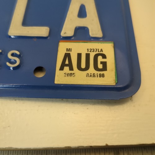 Michigan 2005 Auto Nummernschild Oldtimer Man Cave 1237 LA Wanddeko Sammler - Bild 3 von 5