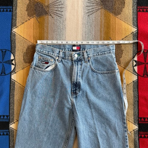 Vintage Tommy Hilfiger Big Flag Denim Blue Jeans Men’s Size 30x32 90s Y2K - Picture 6 of 9