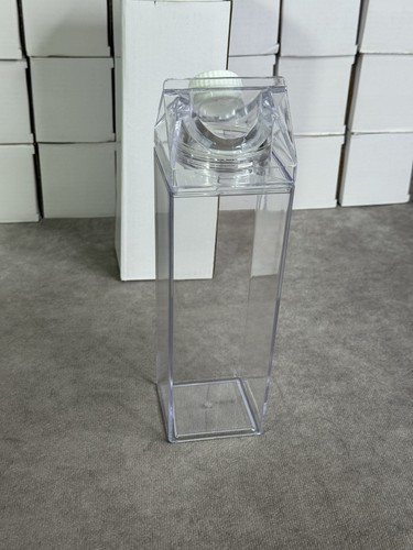 30x 500ml/1.7 Acrylic Plastic Milk Carton Water Bottle/Tumbler All New - Picture 6 of 10
