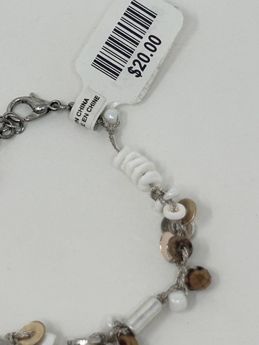 Tobillera tejida Free People Shell nueva con etiquetas $20 - Imagen 5 de 5