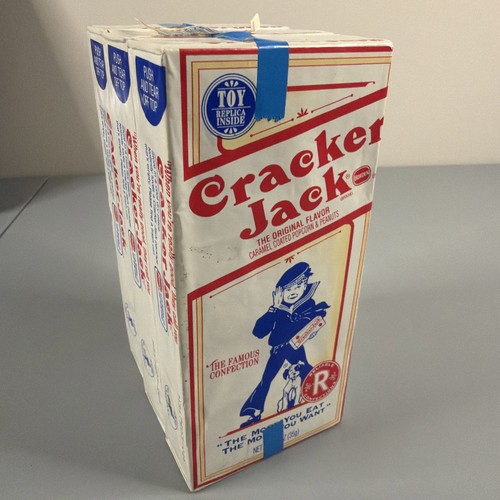 3 Pack Vintage Sealed Cracker Jack Box Borden 1974 Made In Ohio - Picture 1 of 6