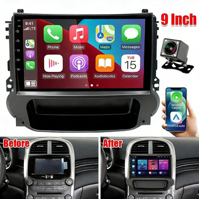 9'' For Chevrolet Malibu 2011-2015 Multimedia CarPlay Car Stereo Radio GPS Screen
