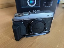 FUJIFILM X-E2 Mirrorless Camera Body with Grip Strap Excellent Condition