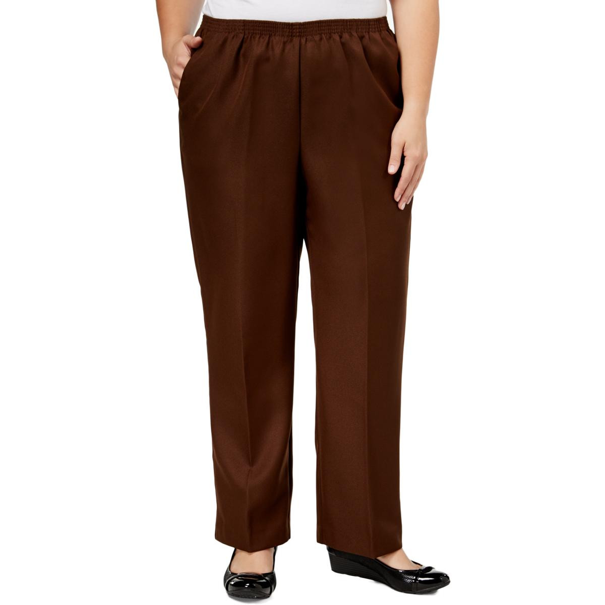 Женская офисная одежда Alfred Dunner, профессиональные повседневные брюки Plus BHFO 5265