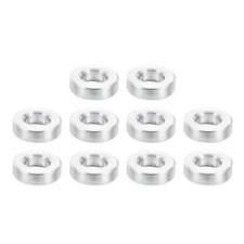 M2 Aluminum Spacers, 10 Pcs Metal Spacer Aluminum 2.6mm ID x 5mm OD x 1.5mm L