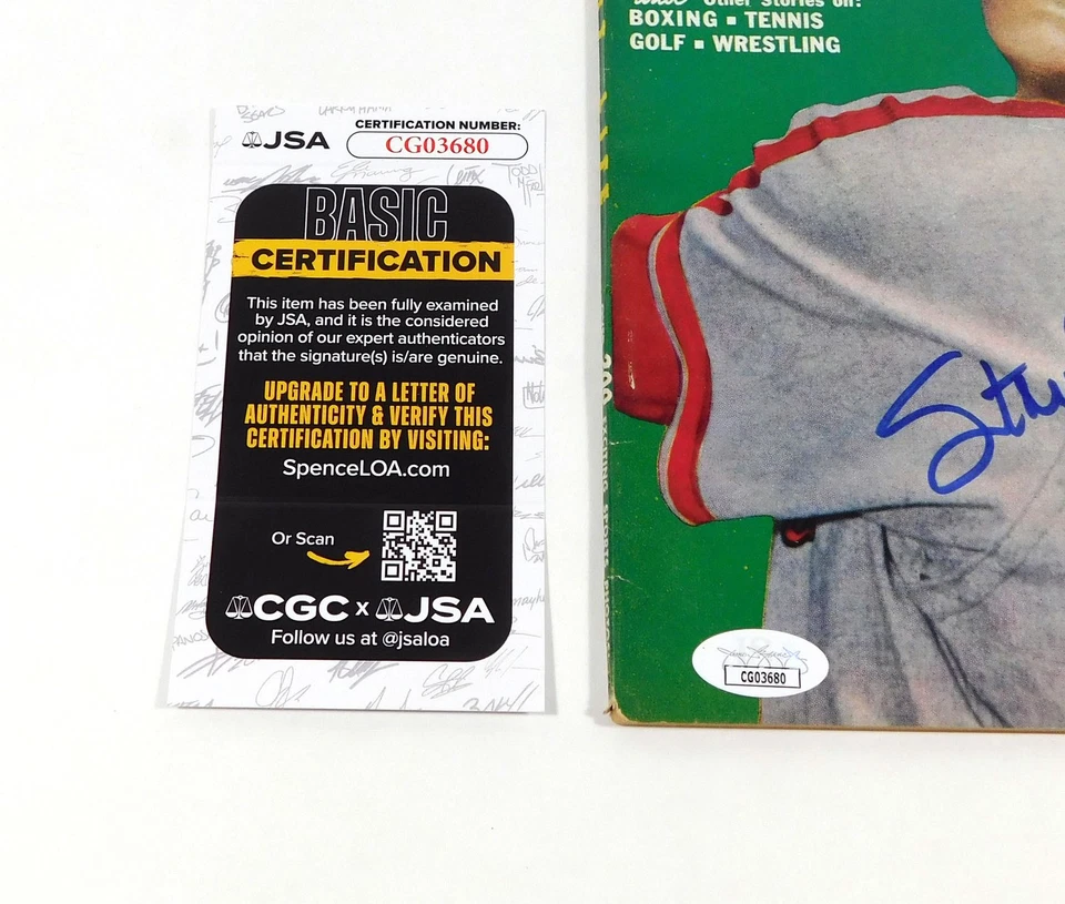 Stan Musial Signed Sport Life Magazine August 1950 Cardinals JSA Auto - Image 3 of 3