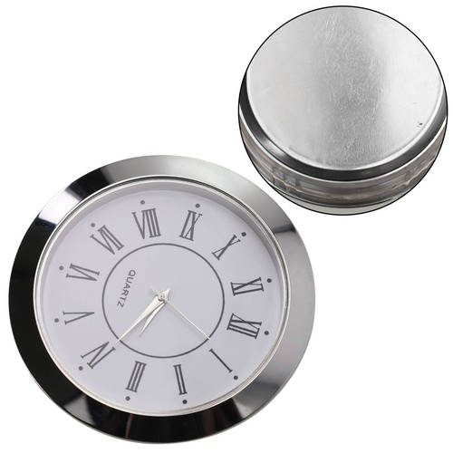 Lente de vidrio resistente a arañazos movimiento mini cuarzo inserto reloj redondo 55 mm - Imagen 33 de 48