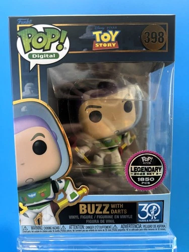 Funko Pop Disney 398 Buzz With Darts LE1850 Droppp Exclusive Legendary Toy Story