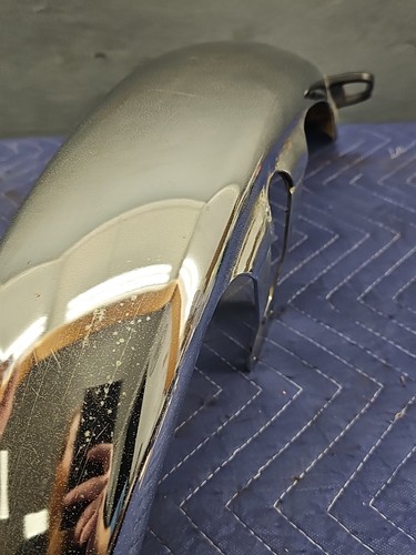 1982 83 HONDA CM250C 250 CUSTOM CHROME FRONT FENDER OEM USED - Picture 9 of 10