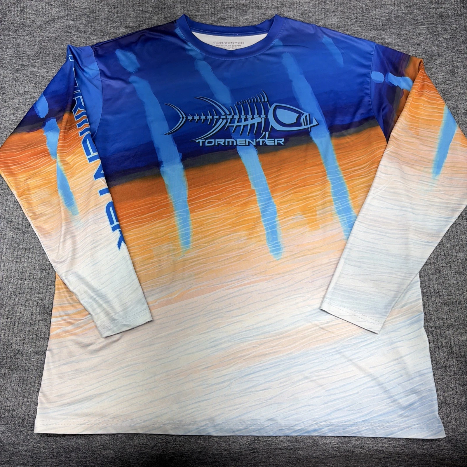 Tormenter Premium Gear 'Key Largo Series' Long-Sleeve Fishing Shirt - Size 2XL