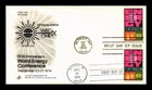 US COVER ENERGY CONSERVATION FDC SCOTT 1547 DUAL CANCEL ARTCRAFT CREASED FLAP