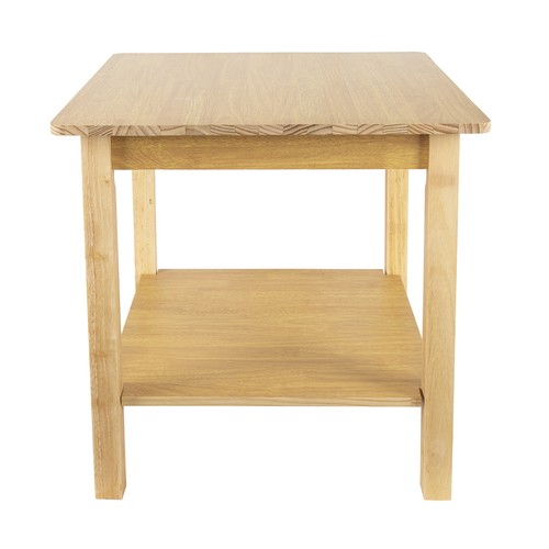 2-Tier Wooden Coffee Table with Storage Center Cocktail Table for Living Room - Picture 7 of 18