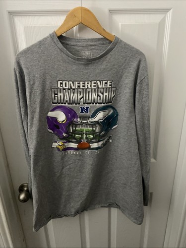 NFC Conference Championship 1-21-19 Vikings VS Eagles Size XL Men Longsleeve