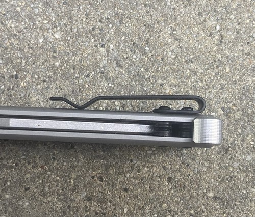 Clip de bolsillo profundo de aleación de acero compatible con cuchillo de entrenamiento Kershaw 5150 Lucha - Imagen 3 de 10