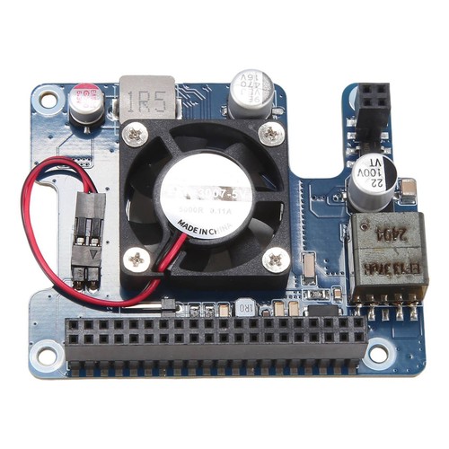 Pour 5 PoE HAT 802.3af/ Expansion Board With Cooling Fan Black N5T56609 - Afbeelding 4 van 6