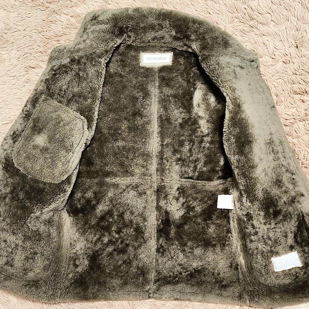 Nonnative Non Natub Shearling Jacket Sheepskin Ge… - image 5