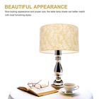 Leaves Pattern Metal Lamp Shade Small Lampshade Hollow-out Table Lamp Shade