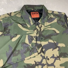 Dixxon Ground Up Customs Windbreaker Jacket 4XL Camouflage Snap Front Workwear
