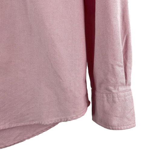 Polo Ralph Lauren Pink Thick Cotton Rounded Collar Shirt M - Picture 5 of 11