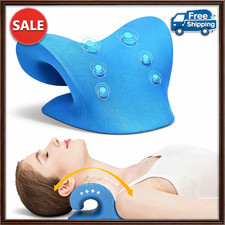 Neck Shoulder Relaxer Massage Rest Pillow Neck Stretcher Cervical Spine Health