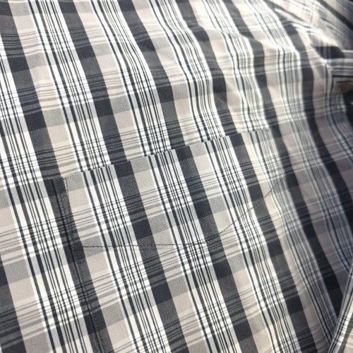 David Donahue Shirt Medium Long Sleeve Button Up Multicolor Plaid Cotton - Picture 3 of 9