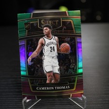 2021-22 Panini Select CAMERON THOMAS Green White Purple Prizm Rookie - RC
