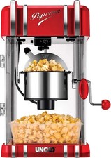 Unold Retro Macchina Per Popcorn Rosso Argento 300W 48535-Unold Accessorio Per L