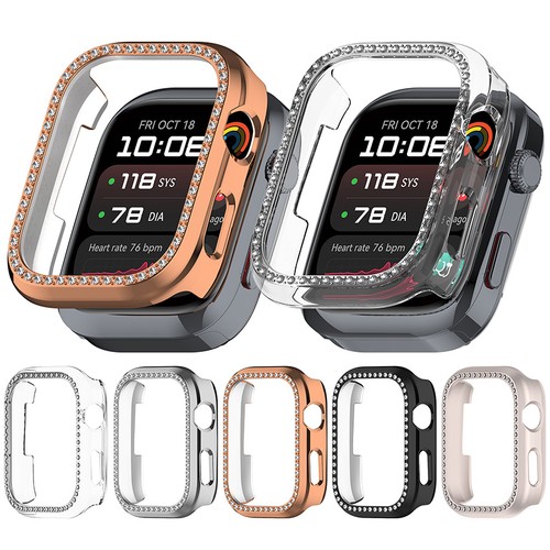 Coque pour Huawei Watch D2 Smart Watch simple rangée diamants cadre pare-chocs PC - Photo 2 sur 19