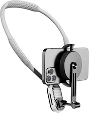 FUNSNAP Magnetic Neck Mount for Phones, POV Phone Holder Hand Free Chest Stand V