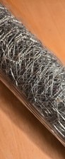 BRAND NEW roll of galvanised silver chicken wire 60cm x 500cm, small 25mm holes 6.95 per metre