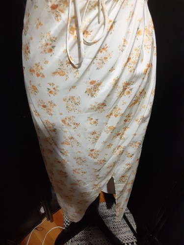 Vestido Abercrombie & Fitch Sin Mangas Floral Corte Abertura Alta Para Mujer XS Boho - Imagen 5 de 9