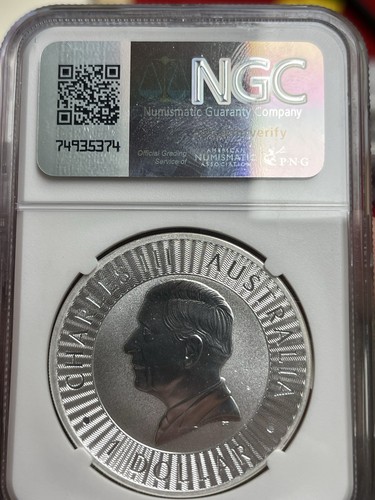2024 P125 Kangaroo Australia S$1 1 Oz Silver MS 70