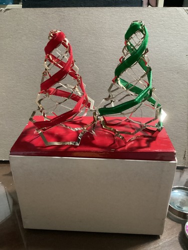 VINTAGE REED & BARTON CHRISTMAS TREE ORNAMENT TOPPER 4" - Picture 2 of 5