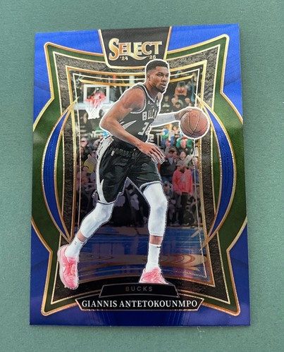 2024-25 Panini Select Giannis Antetokounmpo Blue Concourse #43 Bucks