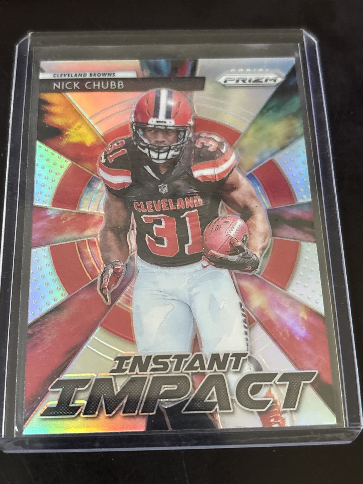 2018 Prizm SILVER Instant Impact NICK CHUBB Rookie