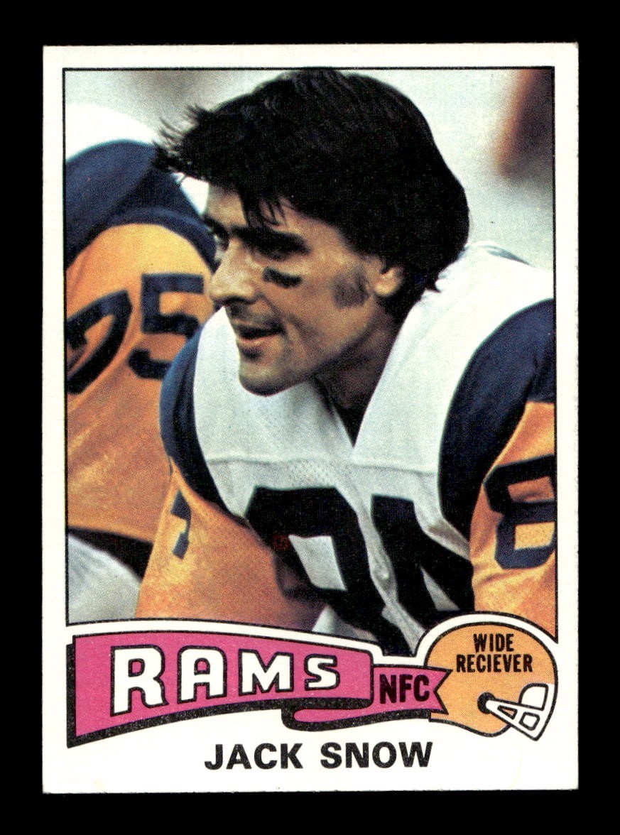 1975 Topps #258 Jack Snow Rams NEAR MINT *1e