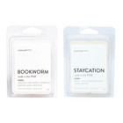 5 Bookworm and 1 Staycation 100% Soy Wax Melts - 36 Wax Melts Bundle