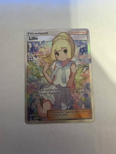 Lillie 151/156 Sun + Moon Ultra Prism Full Art NM Pokemon Card Rare Holo - Picture 3 of 6