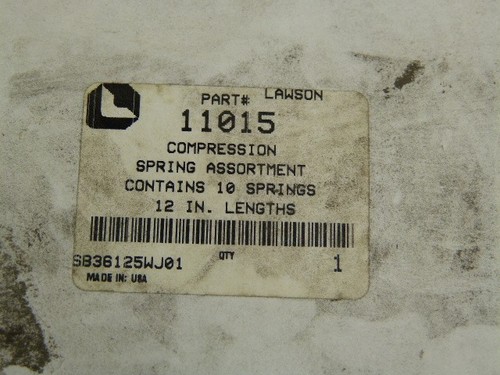 Lawson 11015 Compression Spring Kit 1 Box of 10 ! NEW ! - Picture 3 of 3