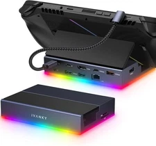 iVANKY 14-in-1 RGB 4K@144Hz Docking Station for Steam Deck OLED/ROG..
